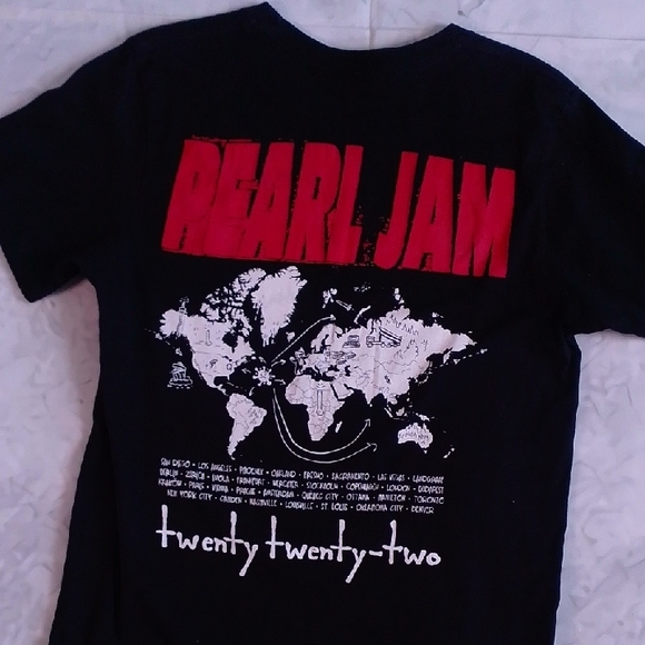 2021 Pearl Jam Dont Give Up Tour Black Graphic T-Shirt - Picture 5 of 7
